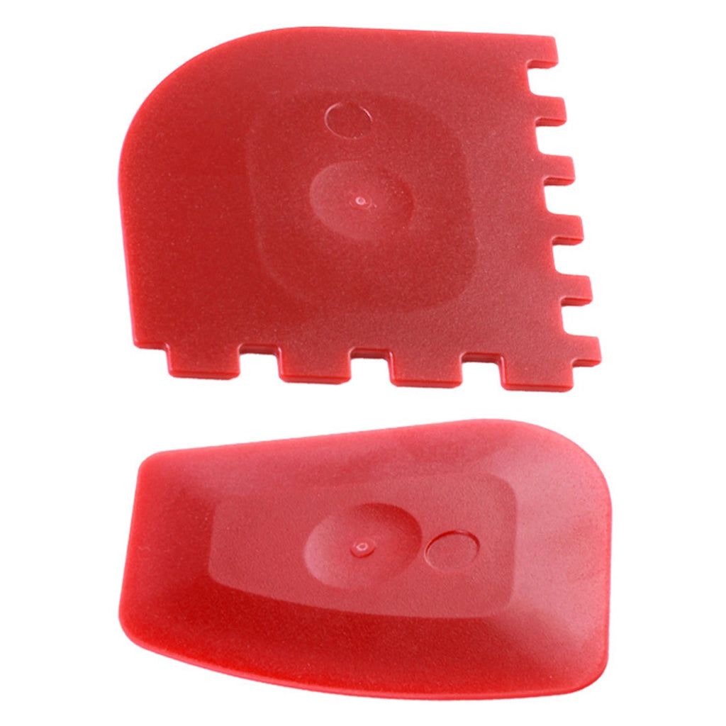 Grill Pan Scraper Tool 2Pcs Grill Pan Scrapers Cast Iron Skillet Cleaning Scrapers Serrated Kitchen Cleaning Oil Scraper Unique