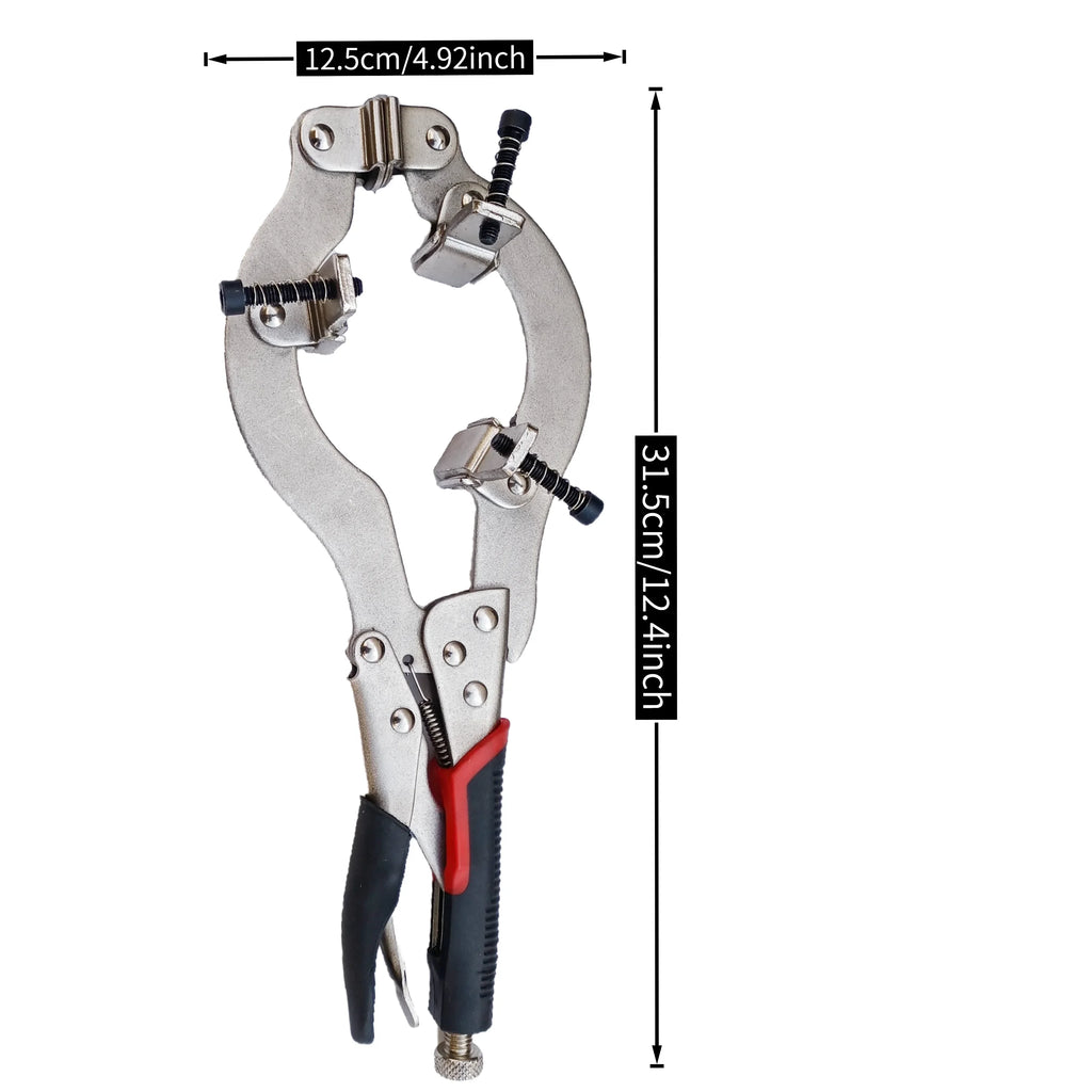 13 Inch Tube Clamp for Butt Welding For Welding, Woodworking, and Workshop Operations, Firmly Fixing Pipes and Fittings
