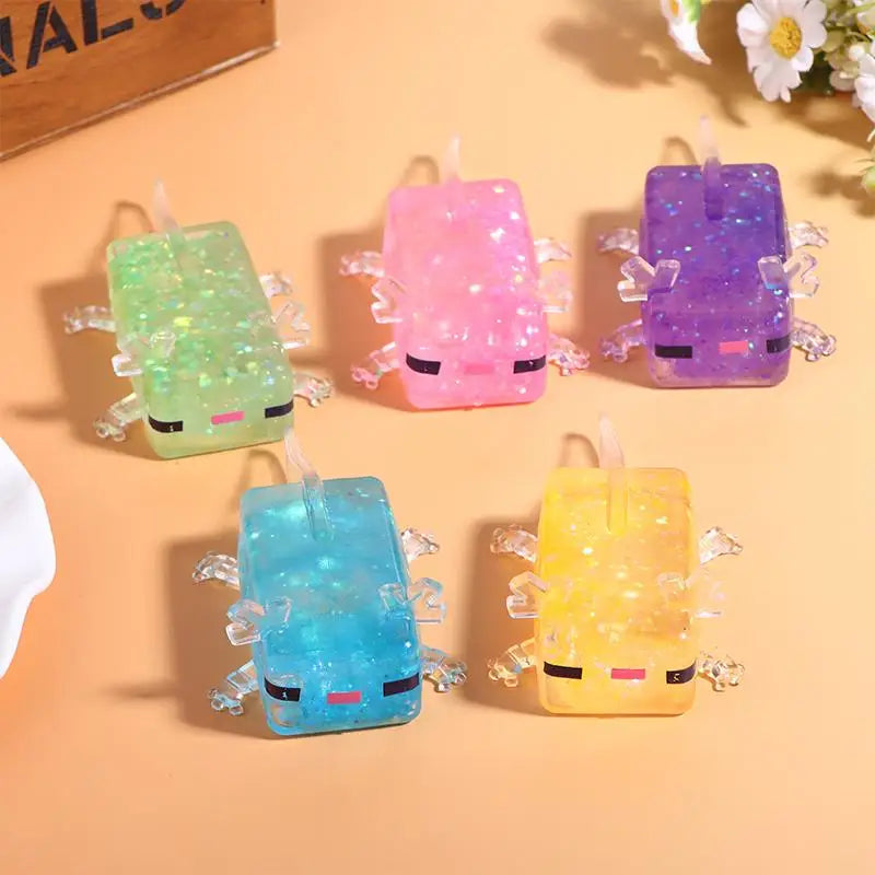 Cute Axolotl  Toys Creative DIY Handmade Stress Relieving Toys Moldable Stress Relieving Toys Birthday Party Gifts
