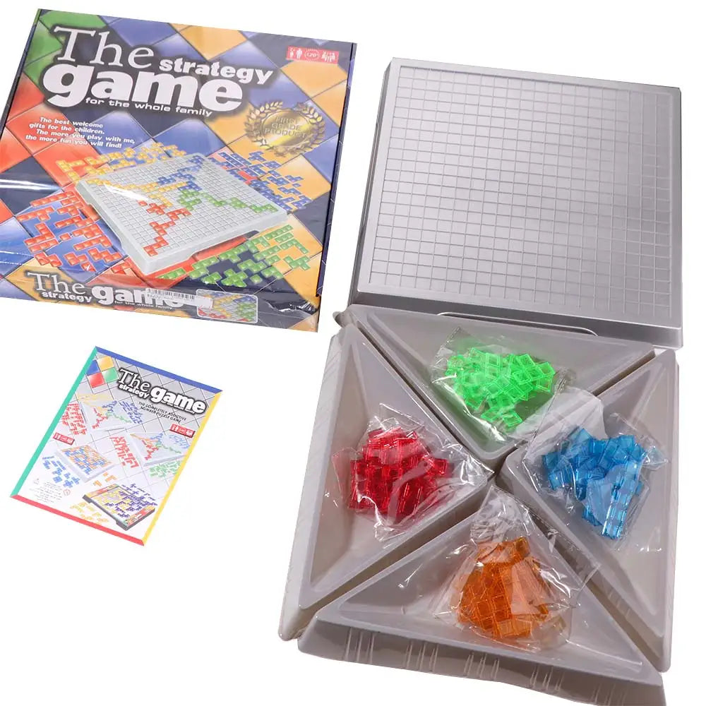 Squares Game Jigsaw Russia Puzzle block 4-Person Entertainment Strategy Game Blokus Board Family Fun Puzzle Blokus Board Game