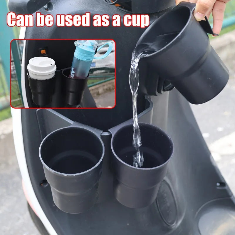 Electric Car Multifunctional Storage Cup Holder Car Air Vent Cup Holder Convenient Drink Fixed Shelf Water Bottle Bottle Shelf