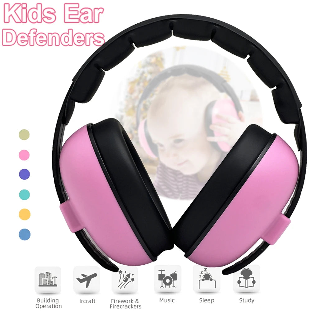 Baby Noise Reduction Headphones Loud Cancelling Hearing Safety for Children up to 0-3 Years Old Protection Earmuffs