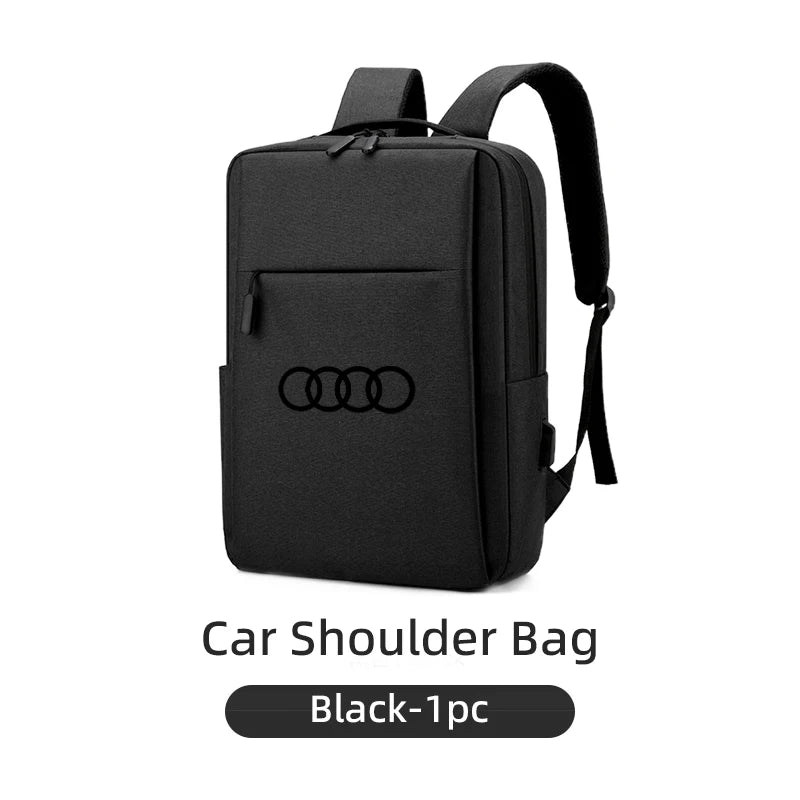 Business Shoulder Work Bag USB Chargring Travel Computer Backpack For Audi Q5 Q7 Q3 A3 A4 A6 A5 A1 S1 S3 S4 RS4 S5 S6 S7 Quattro