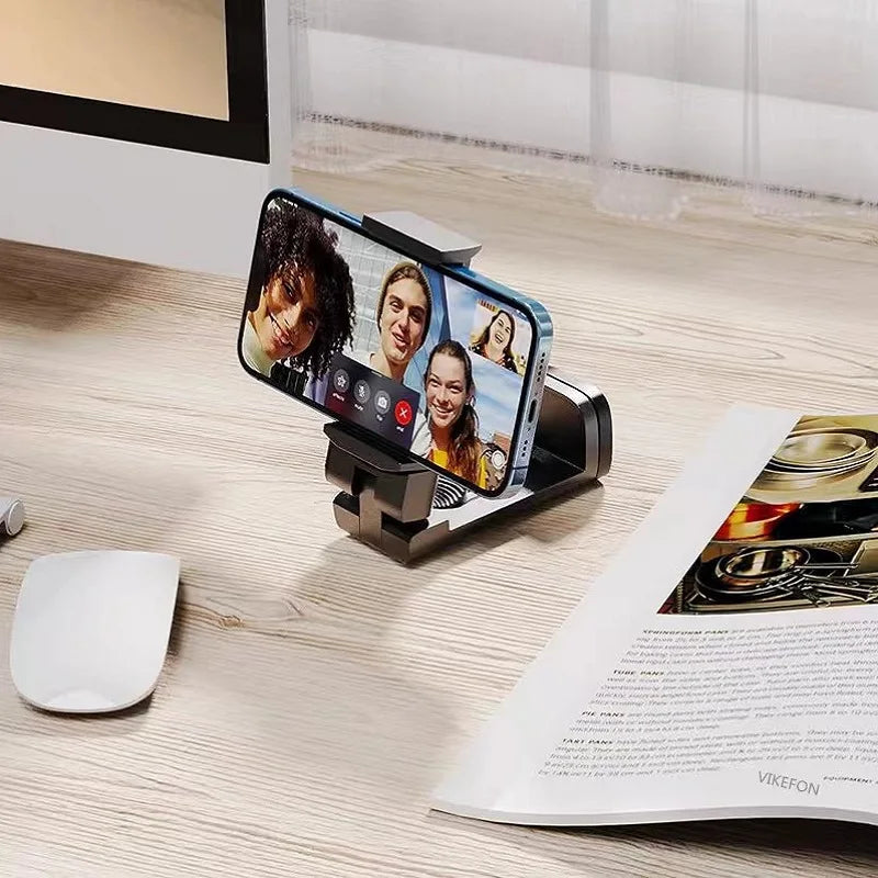 Airplane Phone Holder Portable Travel Stand Desk Flight Foldable Adjustable Rotatable Selfie Holding Train Seat Stand Support
