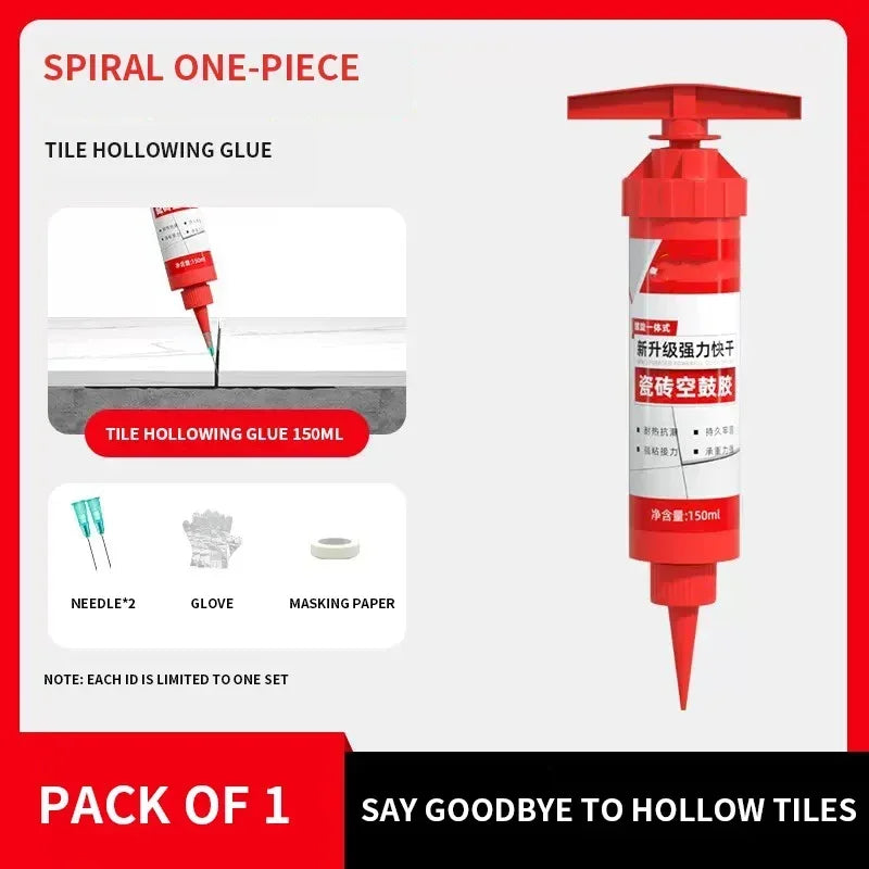 Quick Drying Ceramic Tile Hollow Drum Special Adhesive Strong Adhesive for Repairing and Repairing, Tile Warping, Injection fill