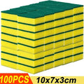 10-100PCS Non-Scratch Cleaning Scrub Sponges Kitchen Dish Sponge Scouring Pad For Washing Dishes Pots Pan Glass Sink Bathroom
