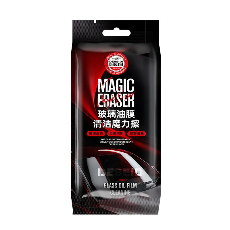 Glass Oil Film Cleaning Wiper with Built-in Cleaning Fluid  Gentle material Harmless to hands Easy to Use