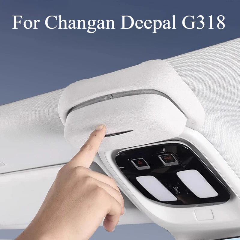 For Changan Deepal G318 Car Glasses Case Roof Sunglasses Storage Clip Car Interior Modification Interior  Accessories Artifact