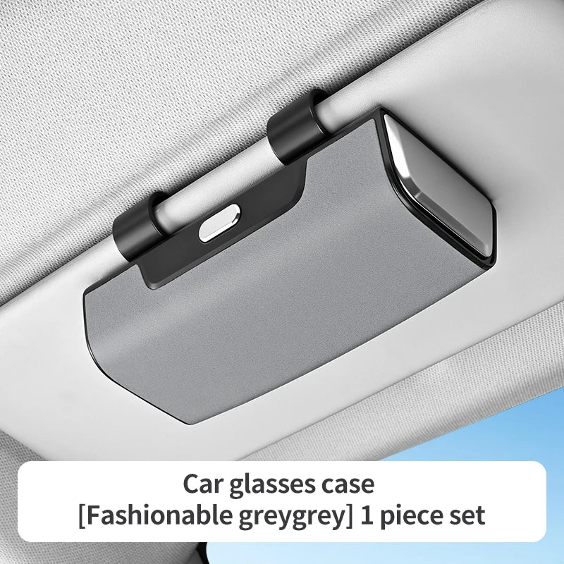 Car glasses storage box, car glasses clip, sunglasses storage box, comprehensive collection of multifunctional products in the c