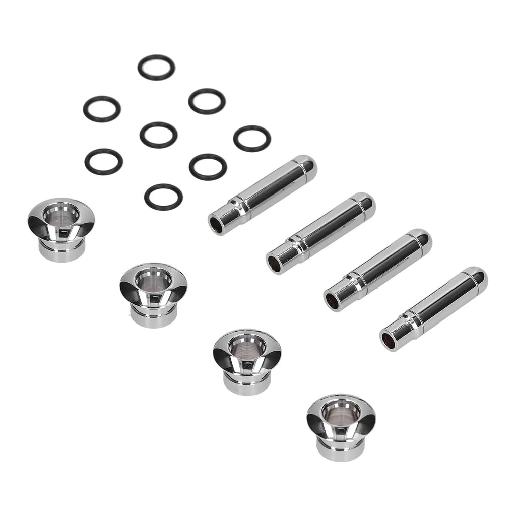 8pcs/lot Car Door Lock Pin with Cover ABS Chrome Replacement for  /Cruze/ Car Door Lock Knob Inner Door Lock Pin
