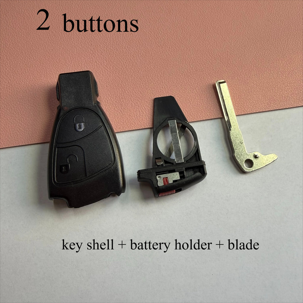 2 3 4 Buttons Car Key Fob Shell Case Housing for Mercedes Benz B C E ML S CLK Class CL MB W204 W203 W211 W208 1996 2004 2005