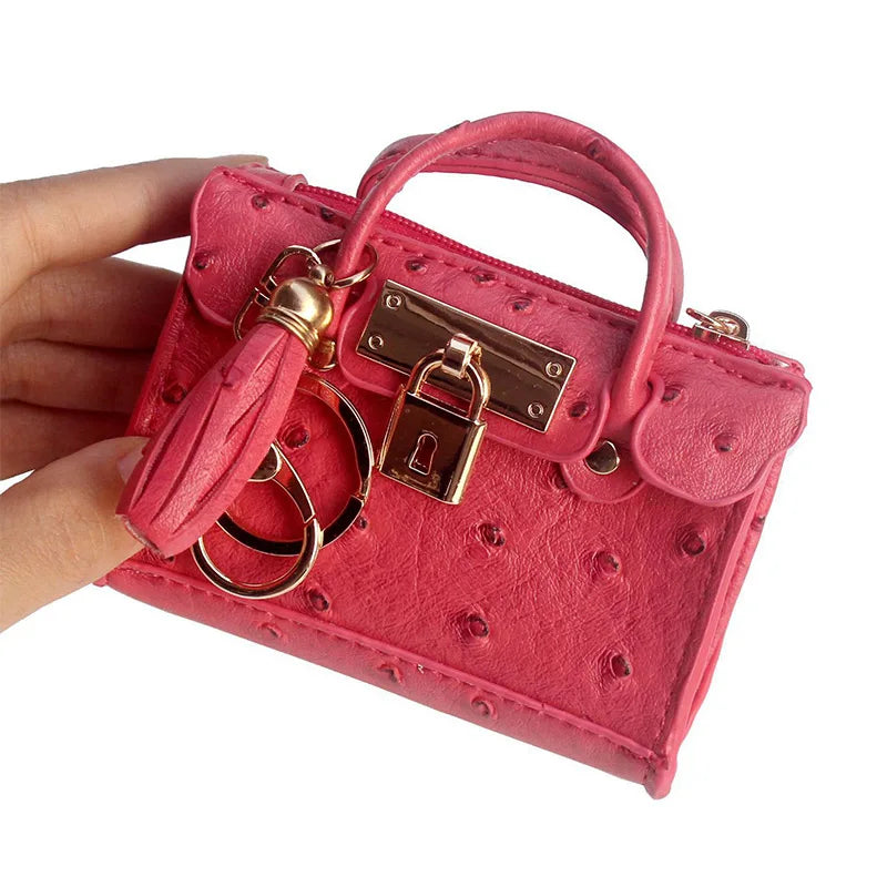 Multifunction Leather Key Bag Wallet Clutch Zipper Coin Purse Wallet Bluetooth Earphone Bag Credit Card Case Mini Storage Pouch