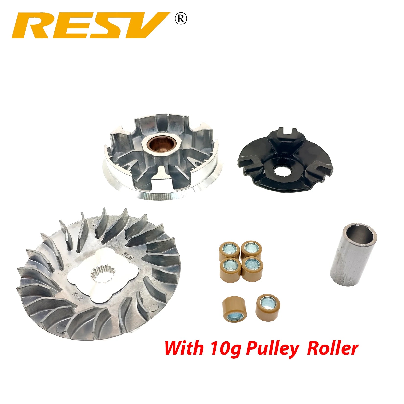 RESV for Yamaha ZY100 JOG100 RS100 RSZ100 BWS100 Variator Drive Face Pulley Assy. Modified Upgraded High Performance Racing