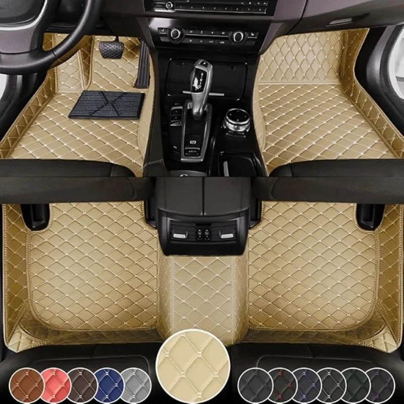 Custom Floor Mats For BMW 3 Series F30 F31 Touring F34 GT G20 20-23 Leather Full Coverage Auto Floor Mats Luxury Floor Liners