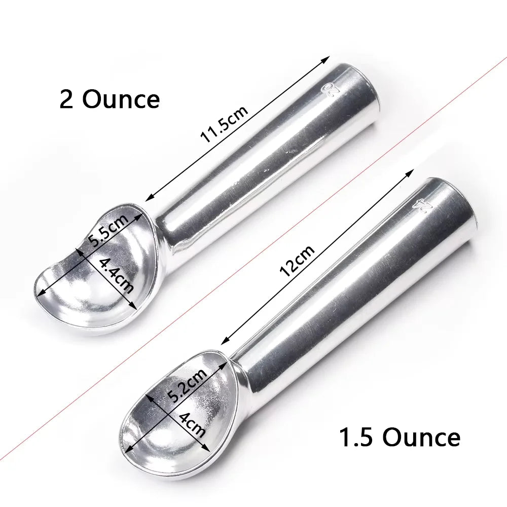 Nonstick Anti-Freeze Ice Cream Scoop and Frozen Dessert Scoop,1.5 and 2 Ounce