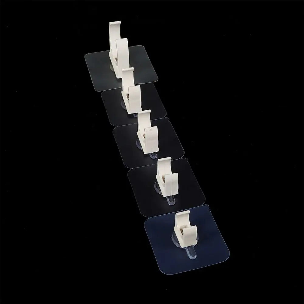 1/5Pcs Punch-free Self-adhesive Pipe Clamp Aquarium Fish Tank Garden Irrigation Water Tube Holder Fixed Snap Fittings