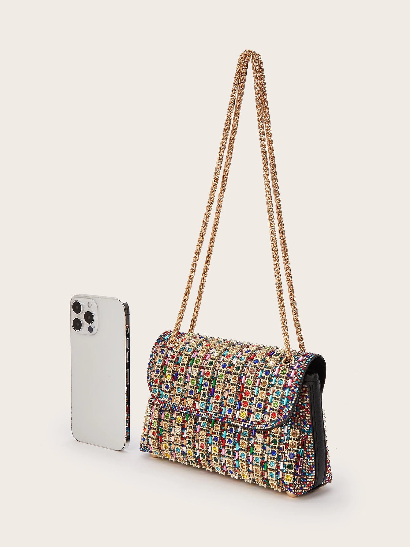 Women's Evening Bags, Clutch Bags, Shiny, Dazzling, Charming, Elegant, Exquisite, and Understatedly Luxurious Evening Bags Suitable for Parties, Weddings, Balls, Dinner Parties/Banquets, and Can Be Paired with Wedding Dresses