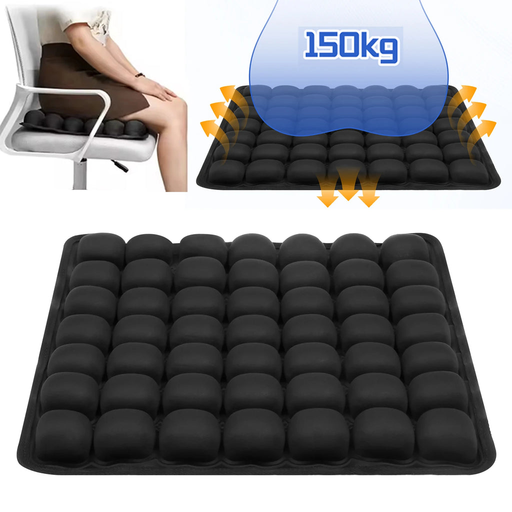 Air Bags Travel Cushion High Rebound Pressur 3D Air Cell Seat Cushion Lightweight Breathable for Car Office Chair Home