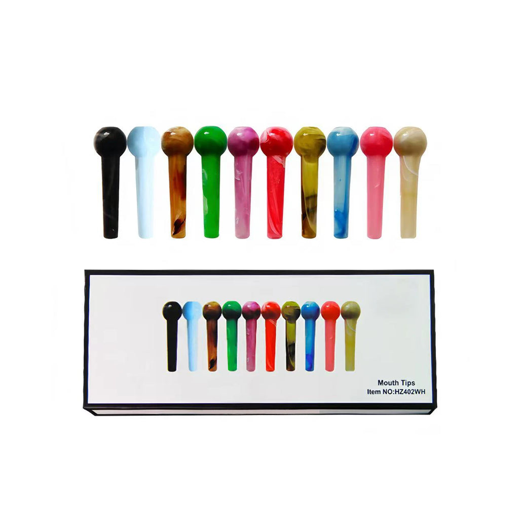10pcs Arabic Hookah Mouthpieces Small Mini Shesha Accessories Mouth Tips Newest Portable Hookah Resin Narguiles Chicha Mouthtips