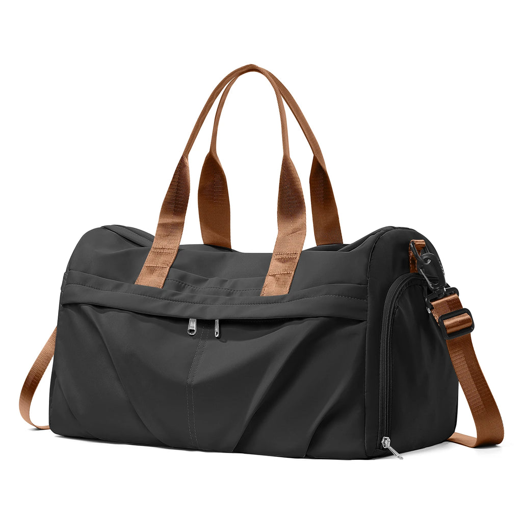 Carry-On Luggage Travel Bag Duffle Bag Large Capacity Durable Nylon Tote with Multiple Compartments，Men Women Sports Fitness Bag