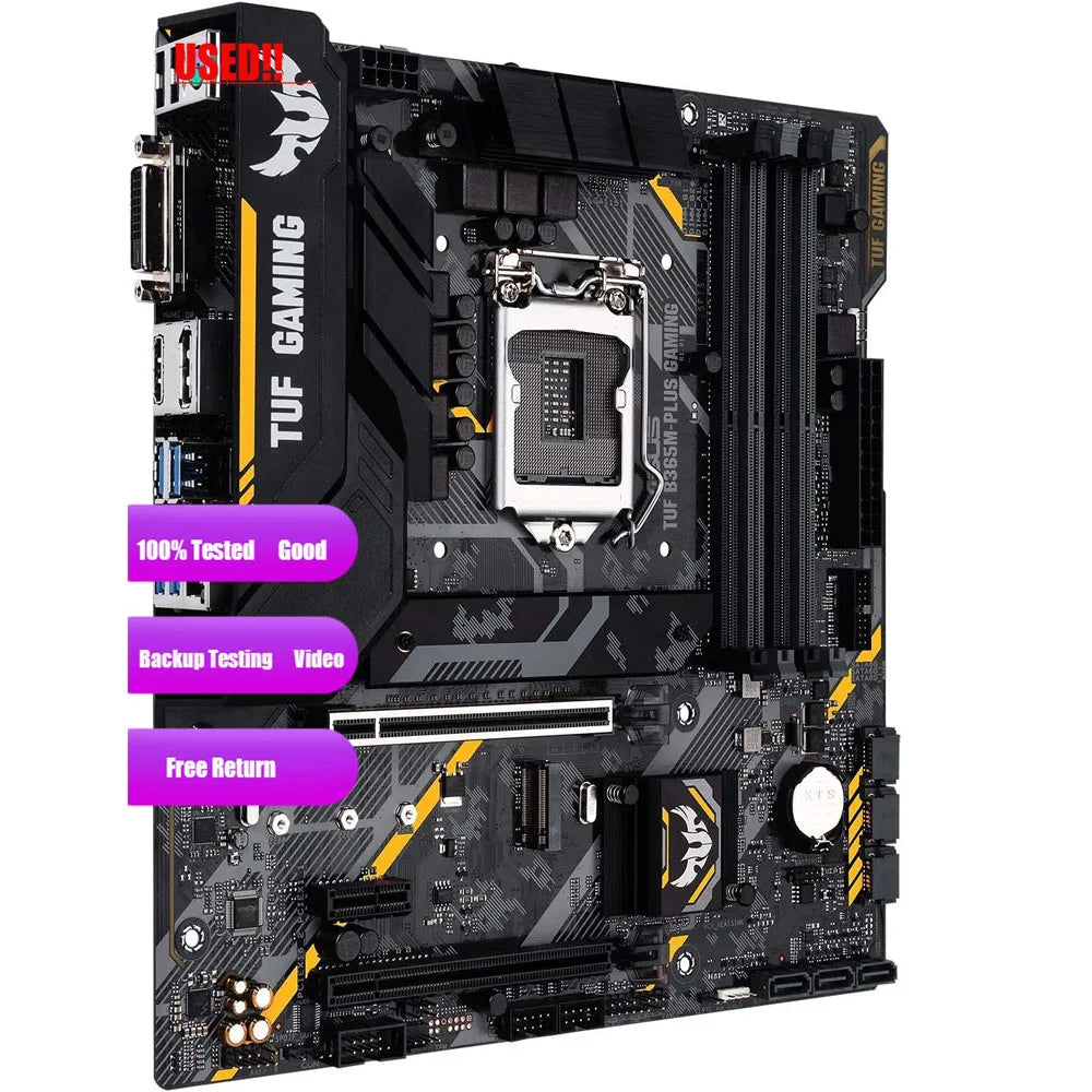 Asus TUF B365M-PLUS Gaming LGA1151 DDR4 HDMI M.2 MATX Motherboard