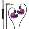 S16 3.5MM/Type C Wired Headphones 45 Degree Bending In-ear Headset Handsfree Earbuds with Mic Game Sports Earphone for Samsung