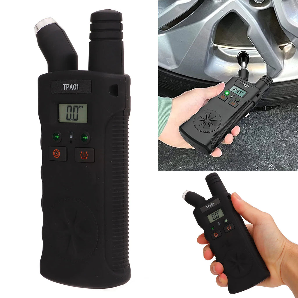 TPMS Relearn Tool 2 in 1 Digital Tyre Pressure Gauge TPMS Relearn Tool 4 Setting Ranges Auto Off Replacement for