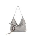Cultivator Original Retro Simple Large Capacity Commuter Versatile Hobo Bag 2026 Summer New Soft Polyester  Zipper Closure