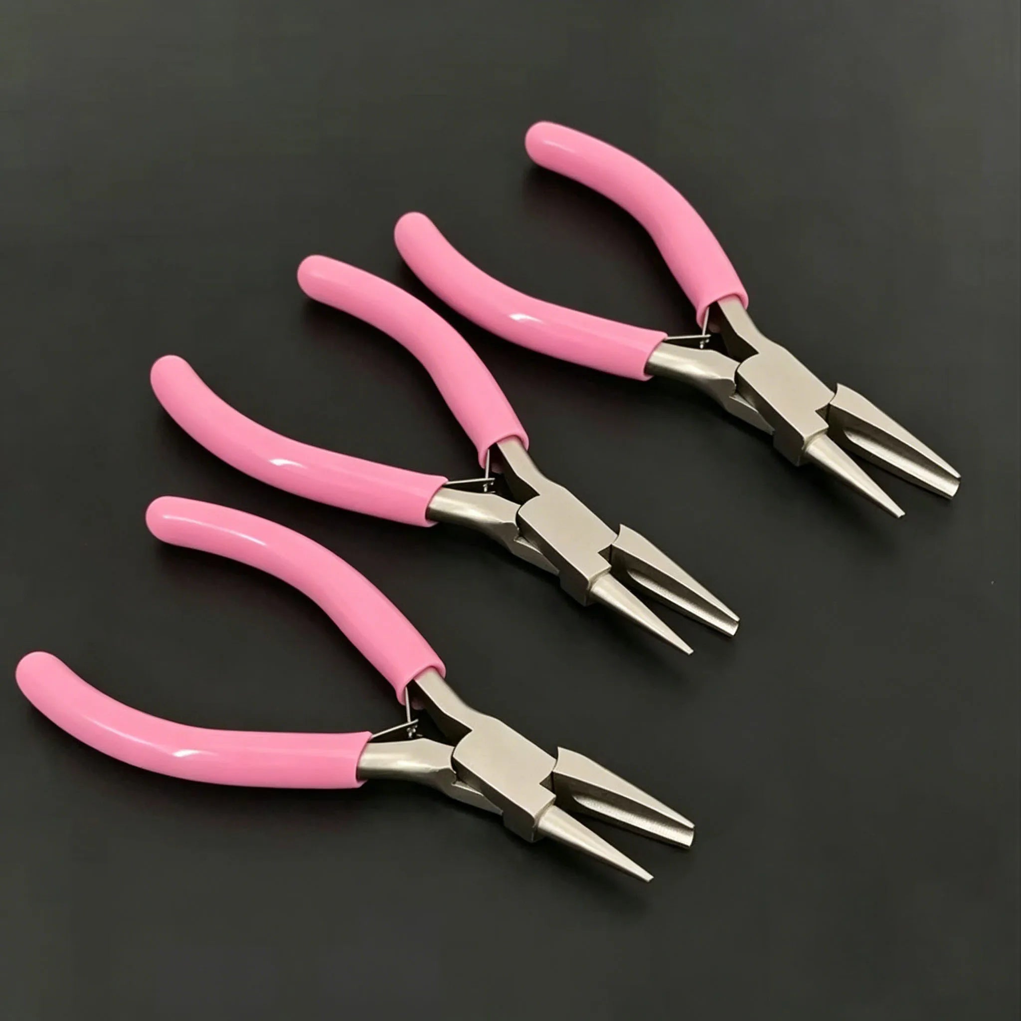5-inch professional round concave pliers, used for jewelry making mini precision wire loop tools, ideal DIY manual tools