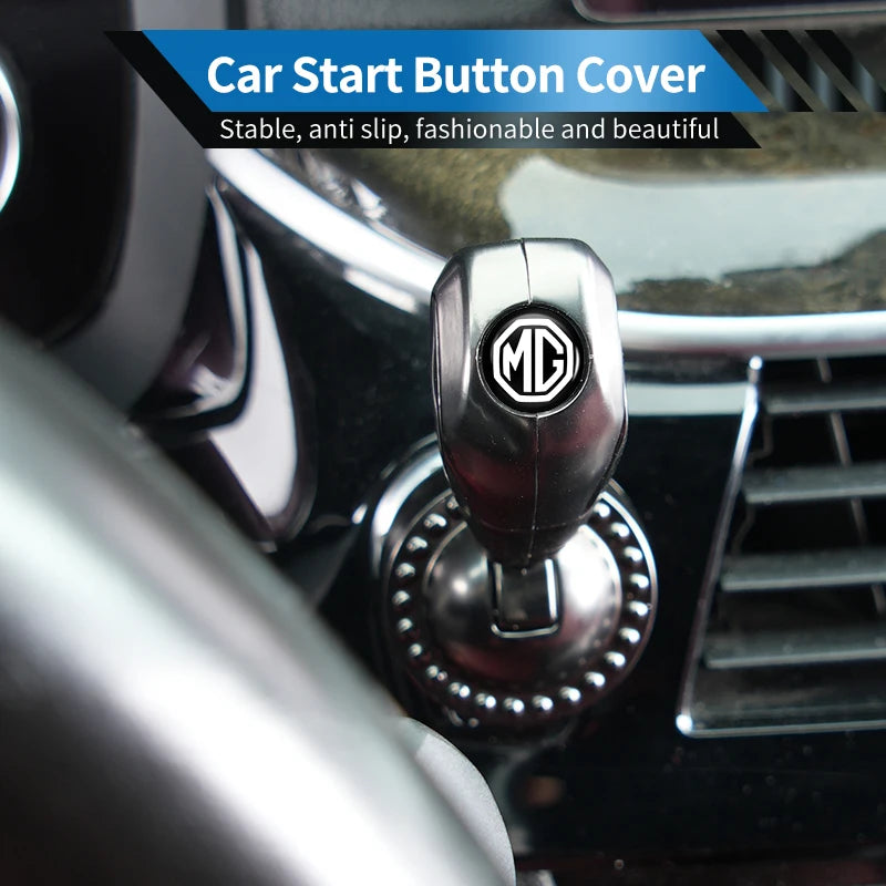 Car One-Touch Start Button Push Start Auto Ignition Button Cover For Morris Garages MG 6 3 5 7 TF ZR ZS HS GS GT Hector RX5 350