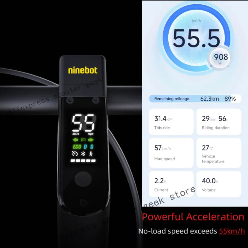 Custom Controller 55km/h Unlimited Speed For Ninebot by Segway Max G2 G2E G2D  Electric Scooter 55km/h 40km/h Motherboard Parts