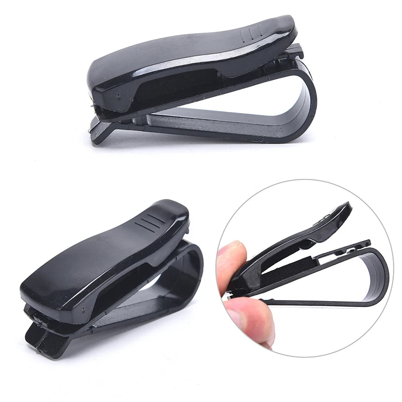 1PCS Auto Fastener Car Vehicle Sun Visor Sunglasses Eyeglasses Holder Card Pen Clip