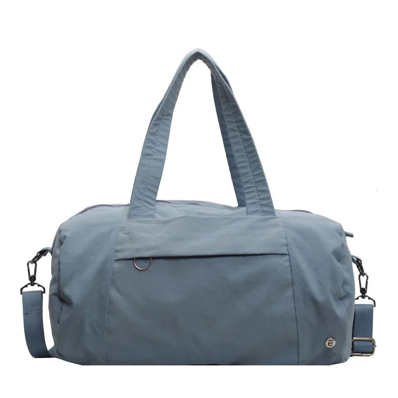 Zipper Nylon 2024 High Quality Travel Handbag Solid Color Versatile Large Capacity Crossbody Bag Soft Commuter Shoulder Bag