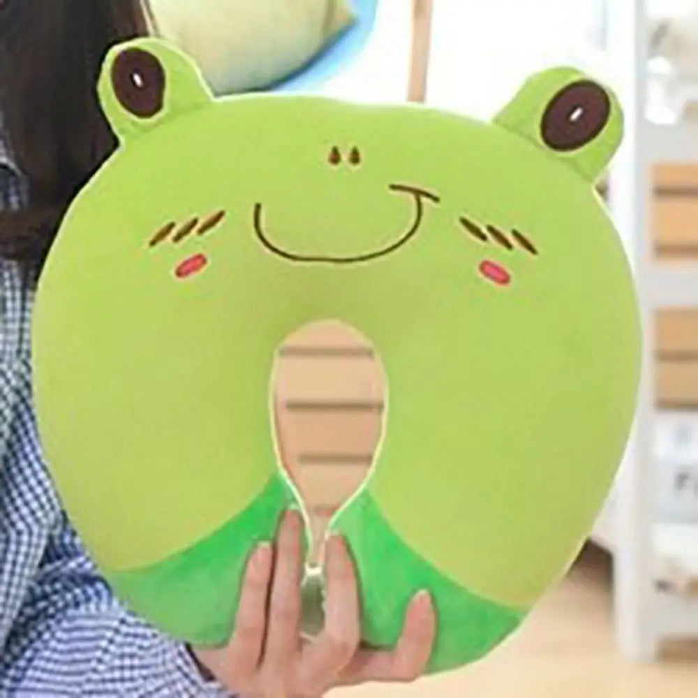10 Colors U-Shaped Plush Sleep Neck Protection Pillow Office Cushion Cute Lovely Travel Pillows For Children/Adults