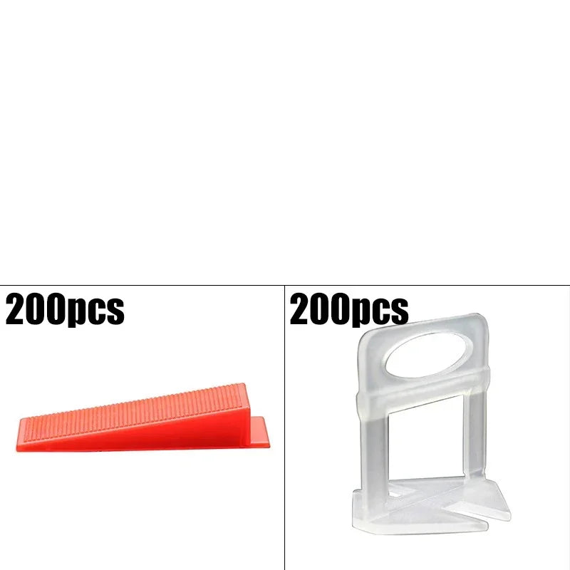 100-501Pcs Tile Leveling System Laying Level Wedges Alignment Spacers Leveler Locator Spacers Flooring Wall Level 0.35mm-3.0mm