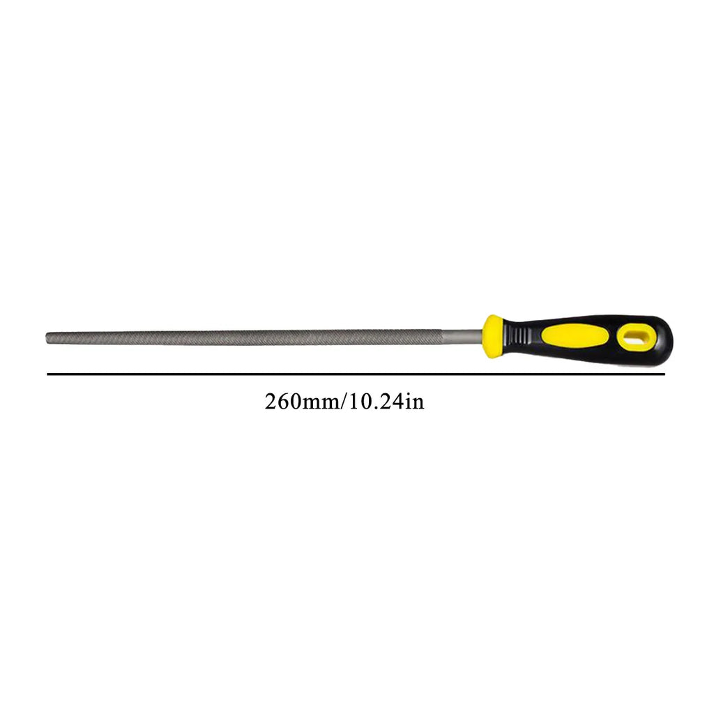 Needle File Set,Hand Metal Files, Hardened Alloy Strength Steel Set includes Triangular, Round, and Half-Round File