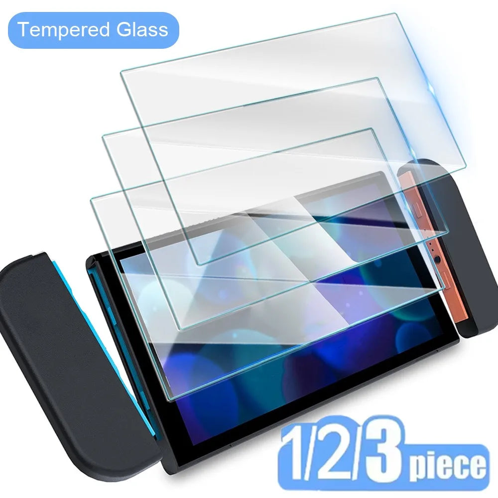 9H Tempered Glass for Nintendo Switch 2 Oled Lite Screen Protector HD Clear Anti-Scratch Protective Films Console Accessories