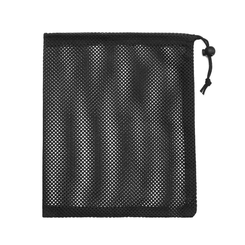 Durable Nylon Mesh Drawstring Storage Pouch Bag Multi Purpose Home Travel Outdoor Activity Pouch Laundry Bag