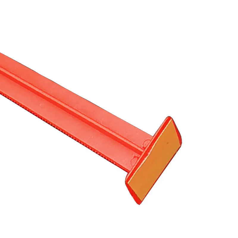 10mm Red Self-Adhesive Leveling Pins - Concrete & Epoxy Floor Level Pegs, Height Markers for Self-Leveling Construction, 100