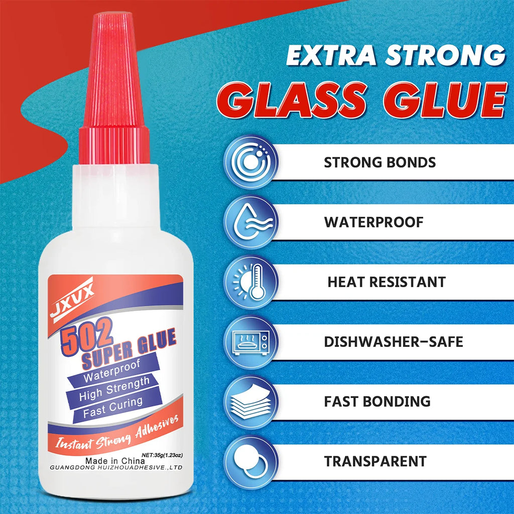 Super universal instant glue, contact adhesive, waterproof, cyanoaspiration, fast seconds, drink, plastic, leather, crafts, ceramic, glasses, shoes, new super strong glue, stationery store