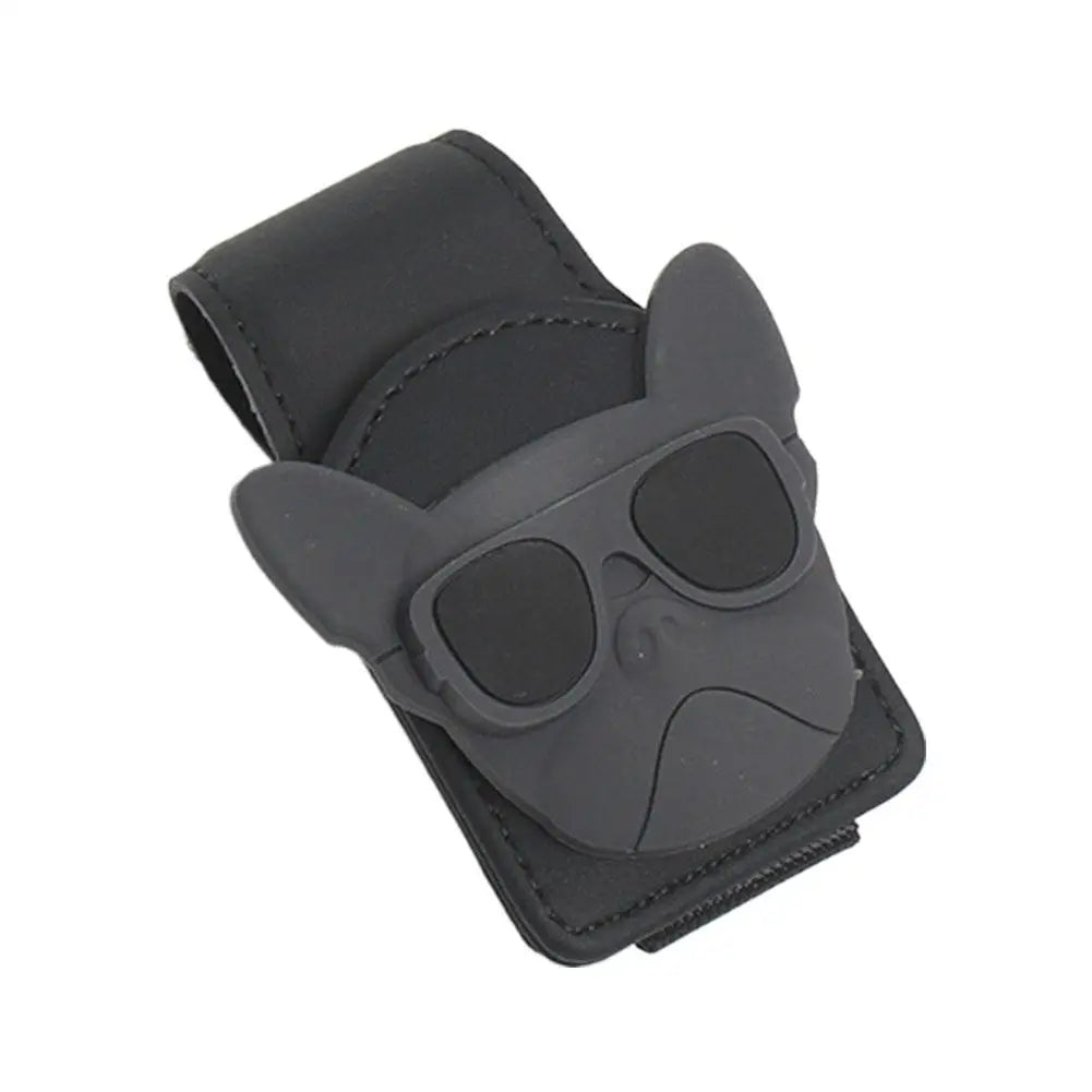 1Pcs Sunglasses Holder Is Suitable For Car Sunshades Magnetic Leather Sunglasses Clip And Ticket Clip Car Sunshade Accessories ﻿