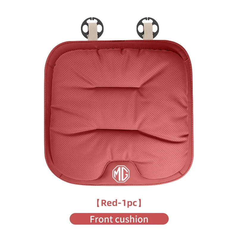 Car Velvet Cushion Leather Backrest Waist Pad Protector Cover Accessories For Morris Garages MG 3 5 6 7 HS ZS GS Hector TF GT ZR