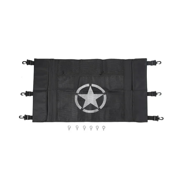 Rear Trunk Curtain Cover Storage Bag, Luggage Trunk Fabric Net , Suitable for Suzuki Jimny JB74 2019 2020 2021