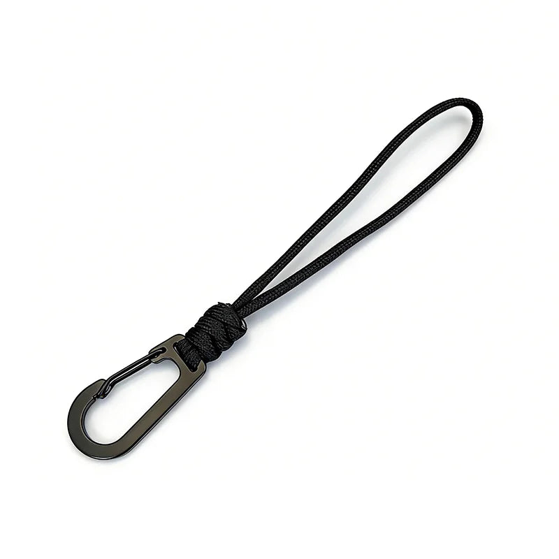 Braided Paracord Keychain Lanyard Outdoor Camping Backpack Quick Release Carabiner Hook Anti-Lost  Wrist Lanyard Hiking EDC Tool