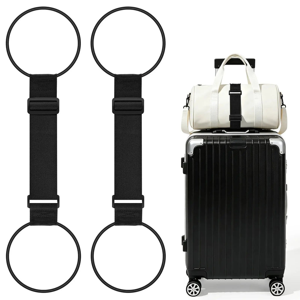 1pc Versatile Luggage Elastic Strap Reusable Adjustable Luggage Connector Straps Travel Suitcase Fixed Strap