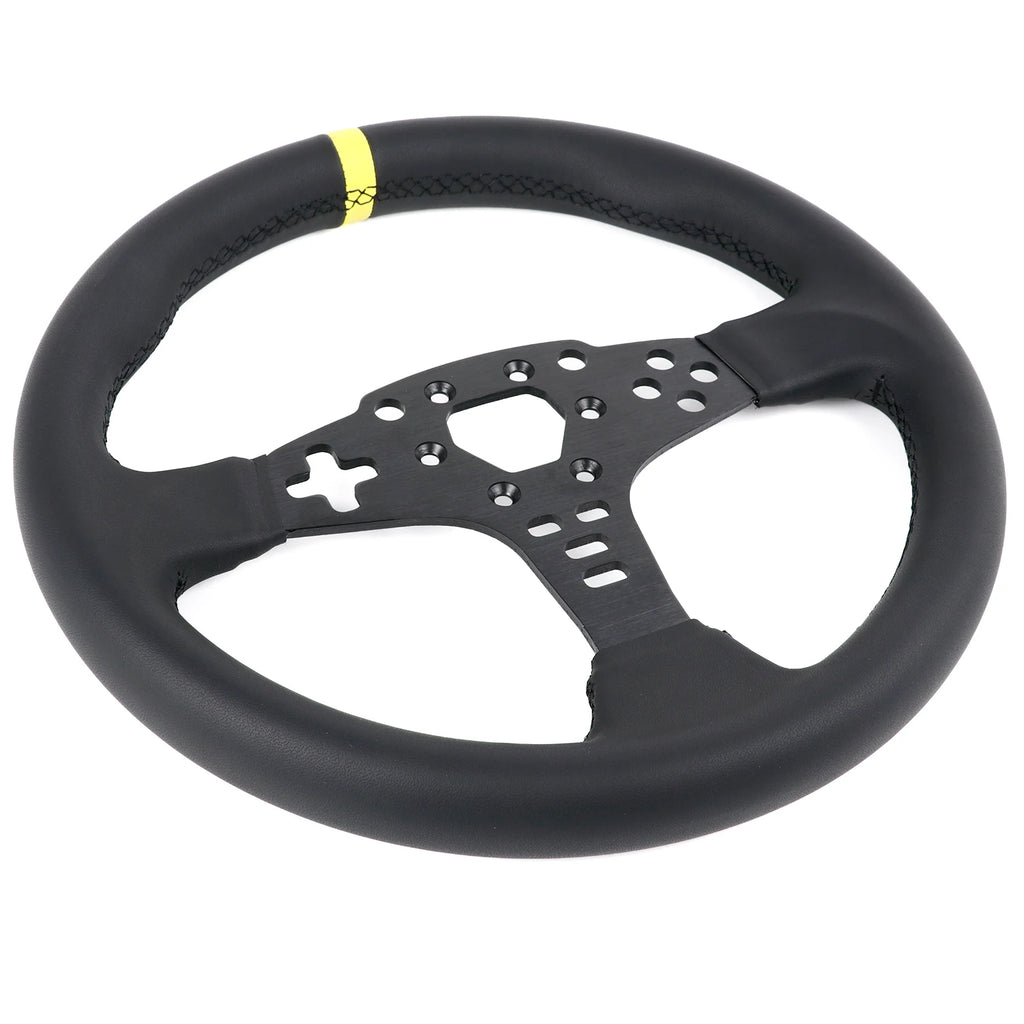ES&ESX R3 R5 12inch/305mm Generic Replacement Sim Racing Steering Wheel Come with Paddle Shifter Extension