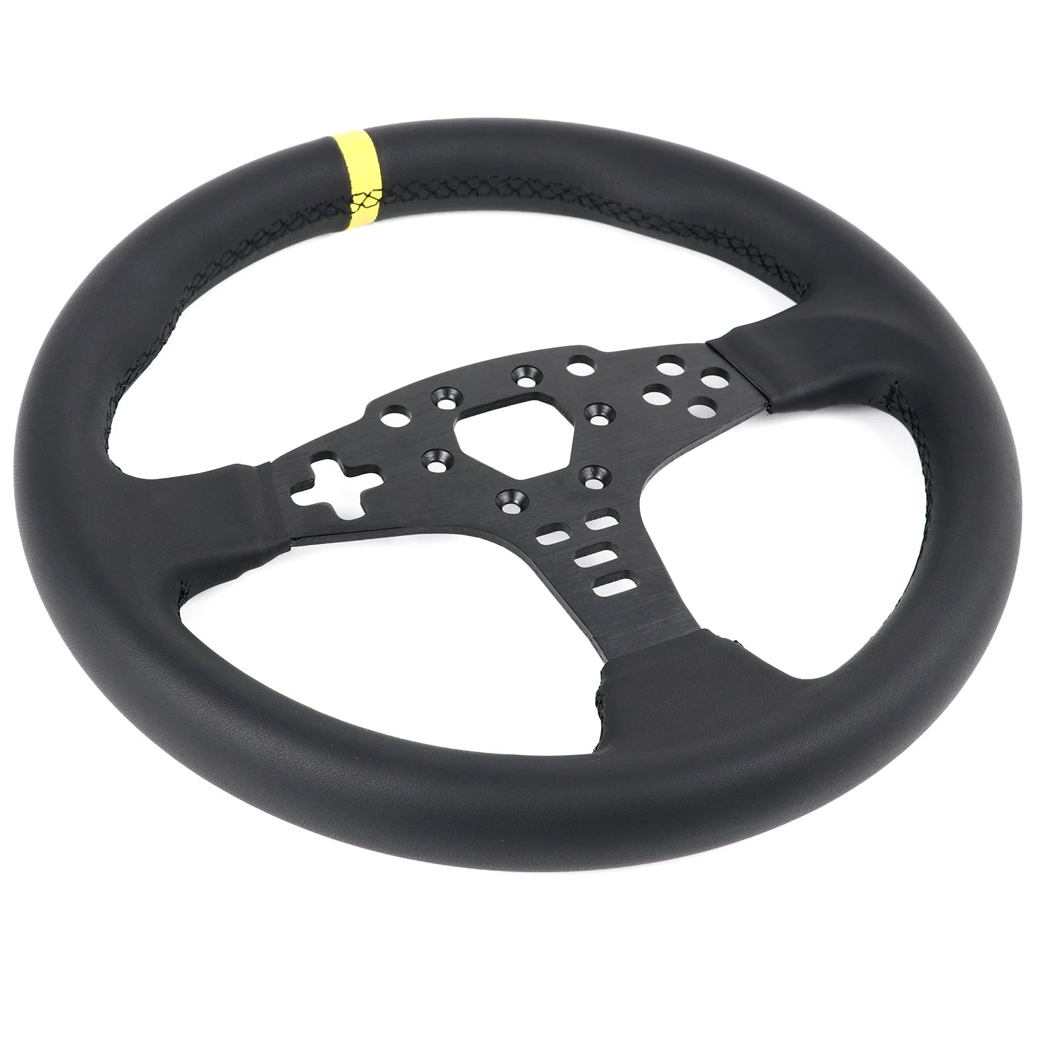 ES&ESX R3 R5 12inch/305mm Generic Replacement Sim Racing Steering Wheel Come with Paddle Shifter Extension