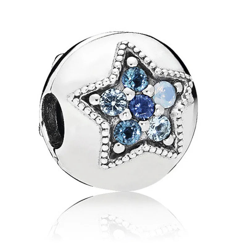 New Fashion 925 Sterling Silver Flower Cherry Round Beads Charms Pendant Fit Original Bracelet DIY Jewelry For Woman Gift