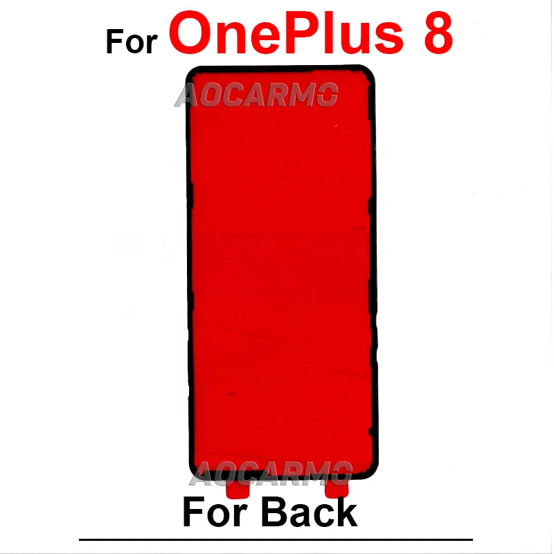 For OnePlus 6 6T 7 7T 8 8T 13R 9 10R 10 Pro 9R 9RT Nord Rear Door Housing Back Cover Adhesive 1+8Pro Sticker Tape Glue