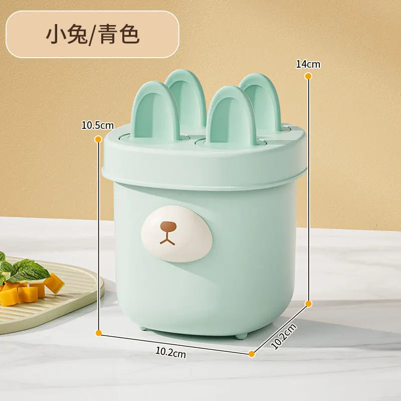 Ice cream mold cartoon food grade easy release popsicle popsicle mold DIY household kitchen supplies gadgets kitchen accessories